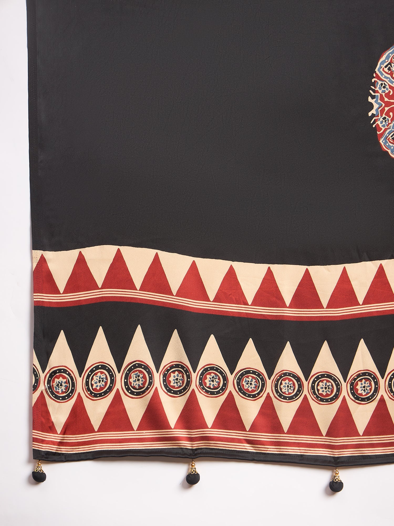 Pure Crepe Striped Saree - Ressa