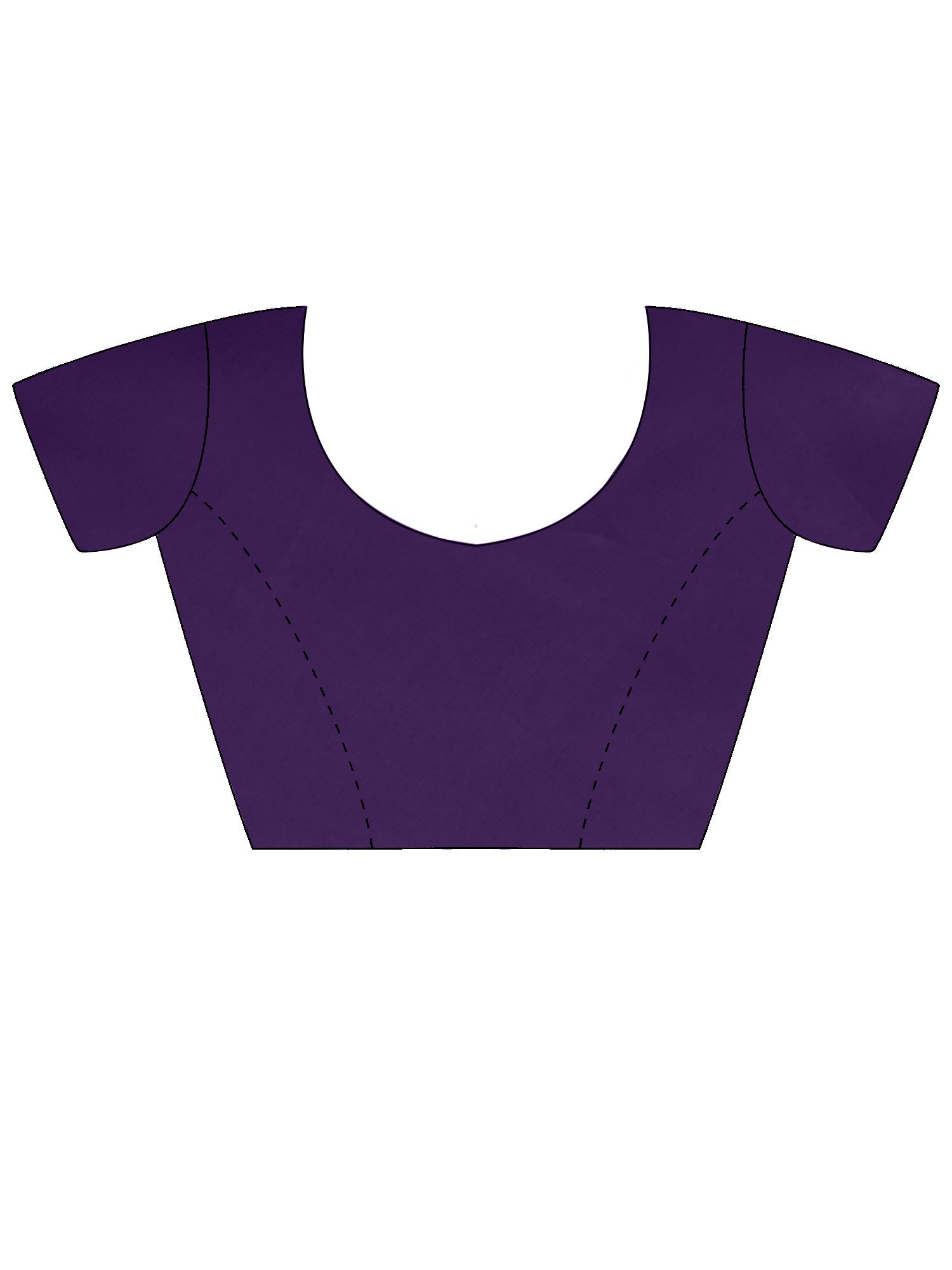 Purple Georgette Cutwork Saree - Ressa