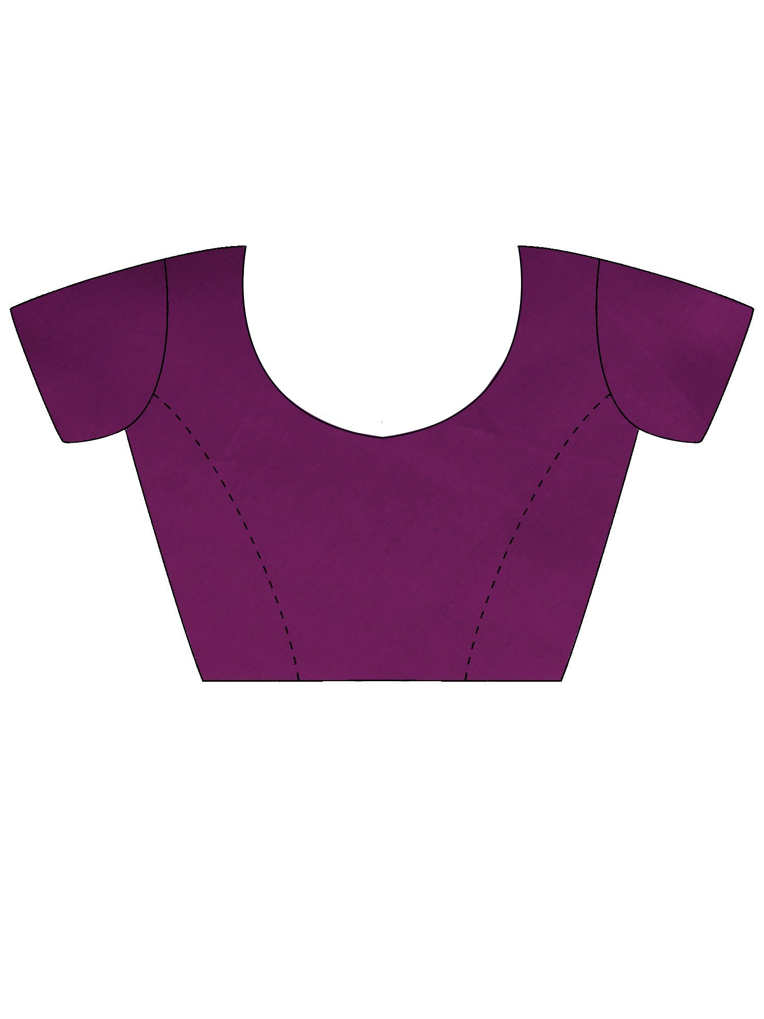 Purple Georgette Saree - Ressa