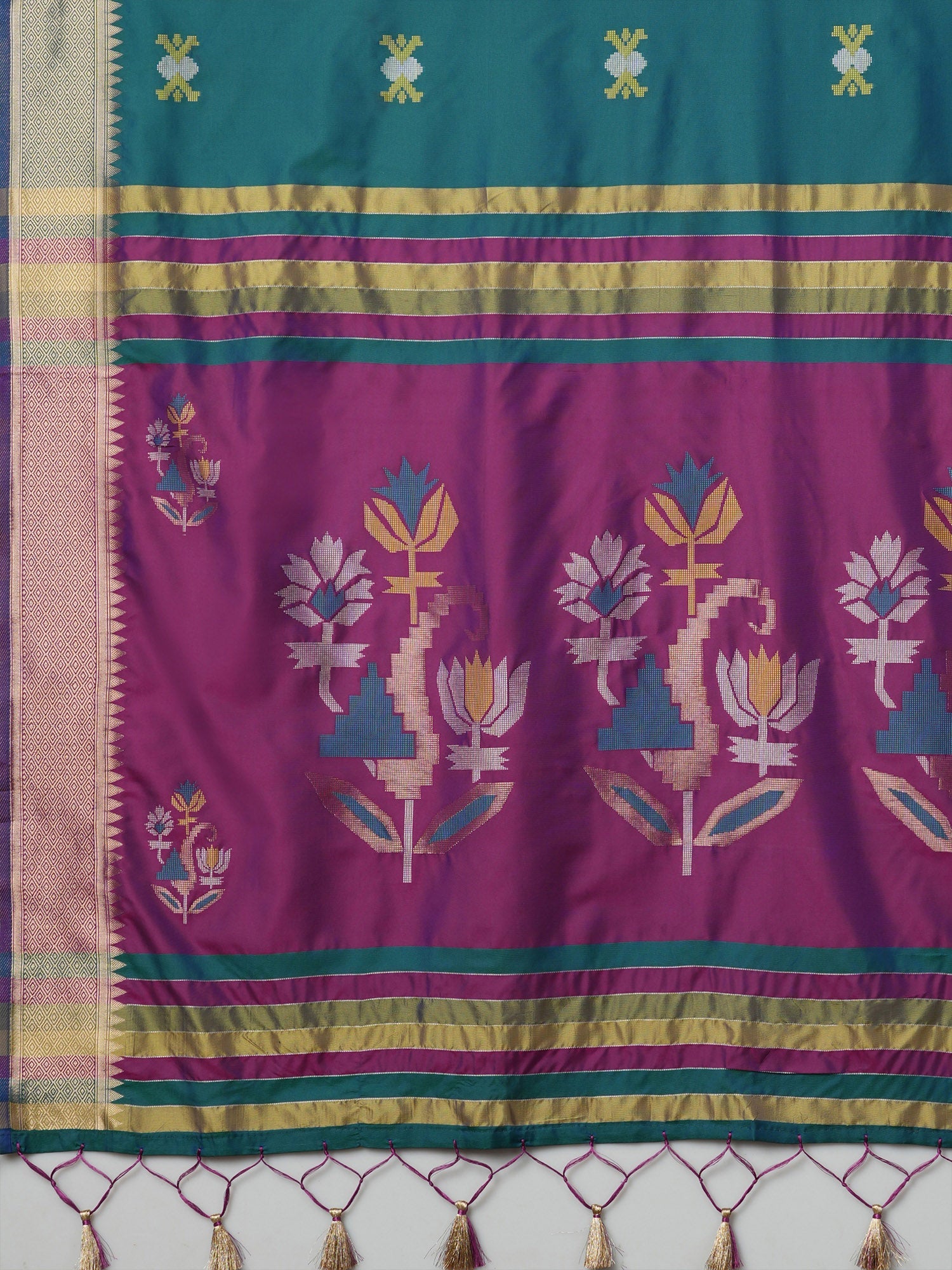 Rama Blue Banarasi Silk - Ressa