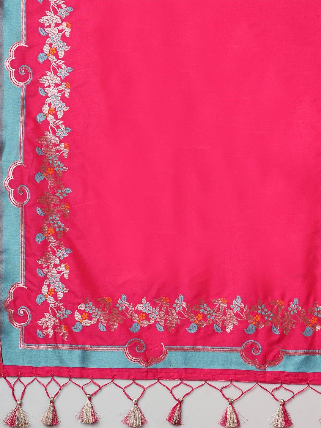 Rani Pink F soft Silk Saree - Ressa