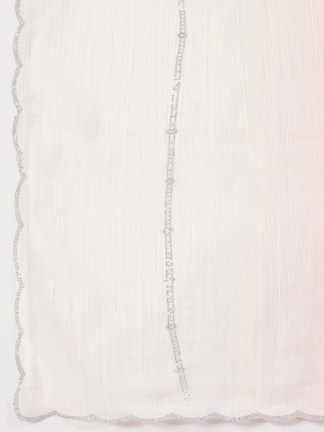Rani Pink Ombre Organza Saree with Stone Work - Ressa