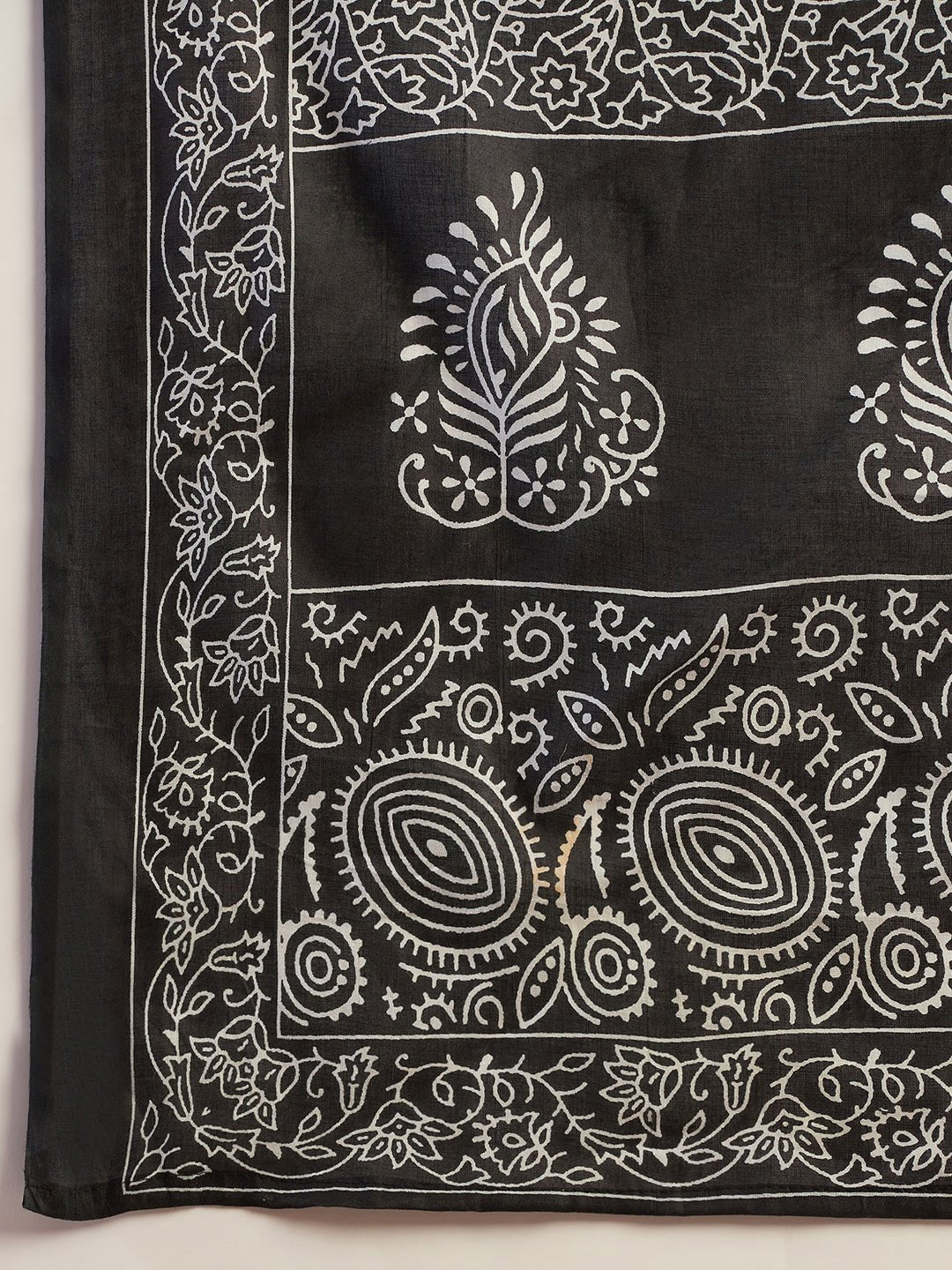 Ready to Wear Green Printed Saree - Ressa