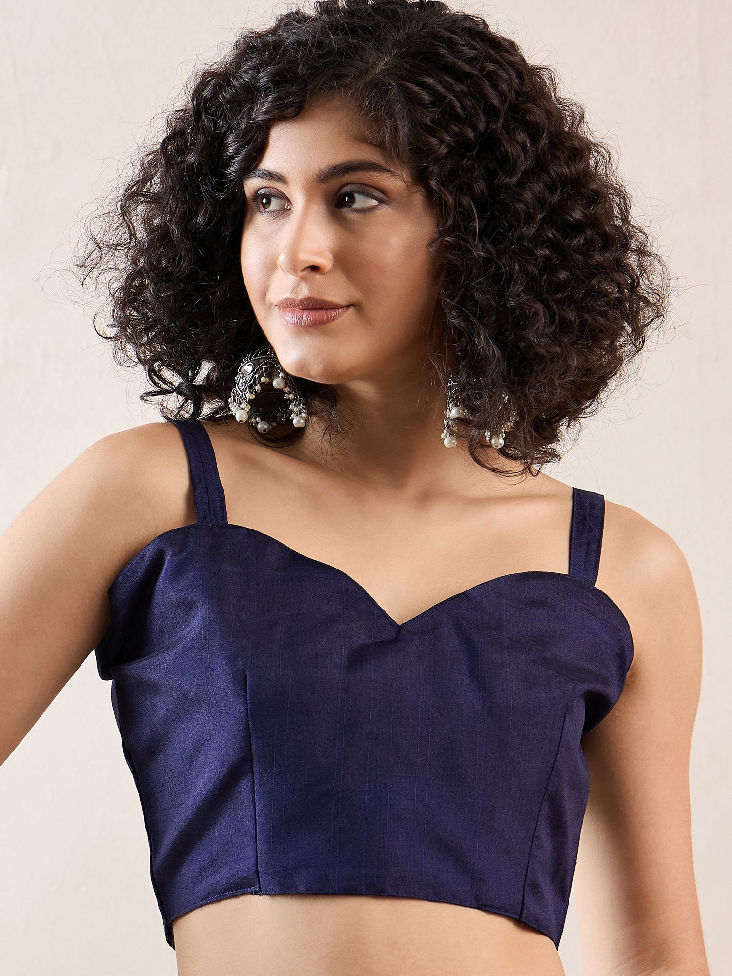 Ready to Wear Navy Blue Shibori Tie-Dye Cotton Saree - Ressa