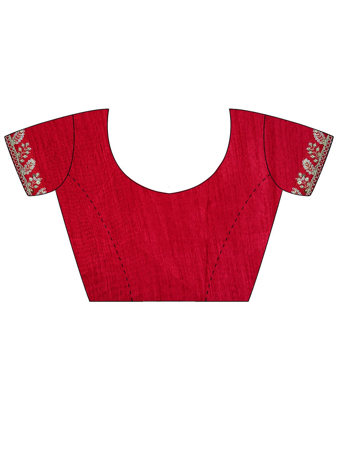 Red Georgette Saree - Ressa