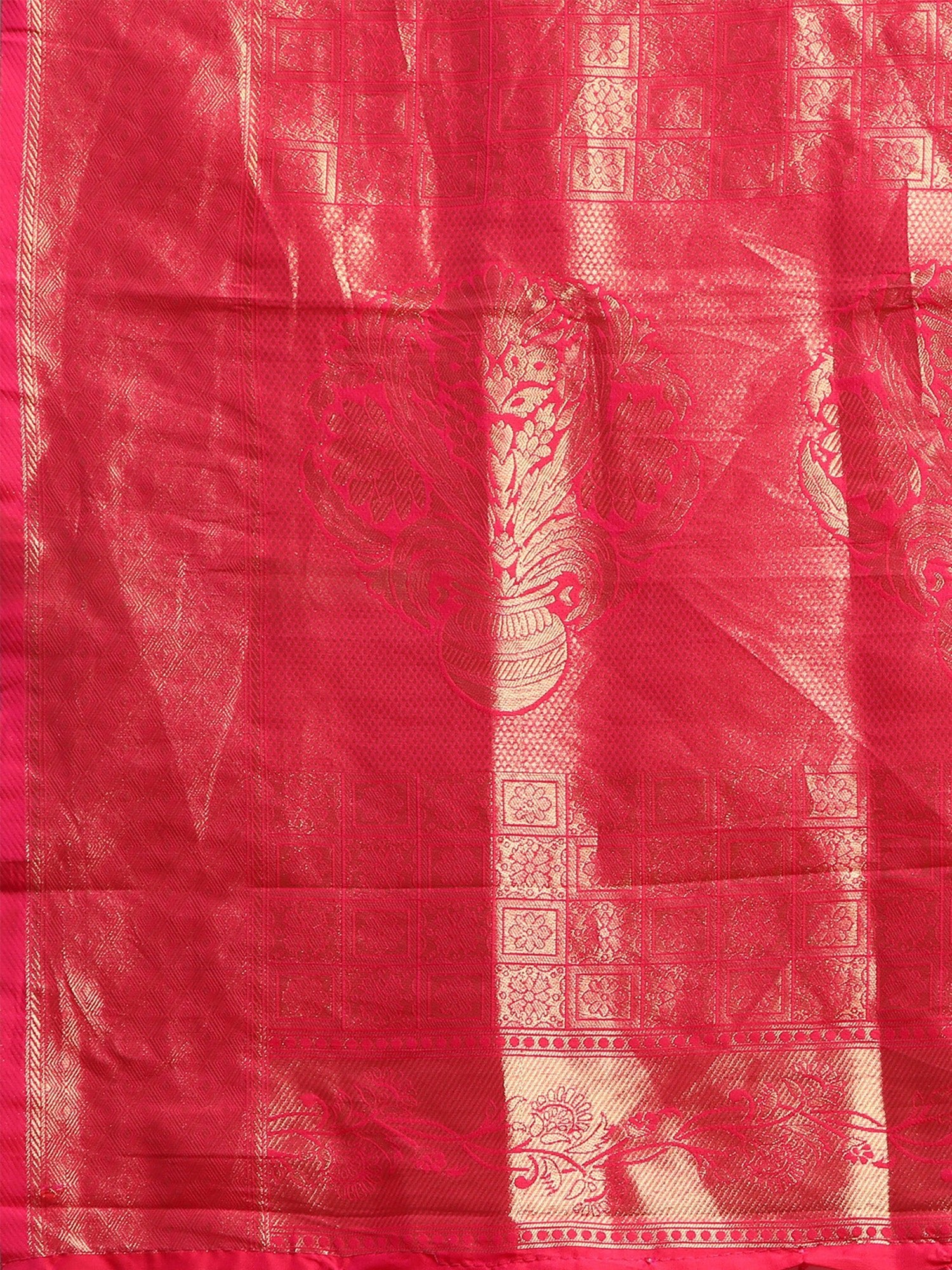 Red Kanjeevaram Silk Saree - Ressa