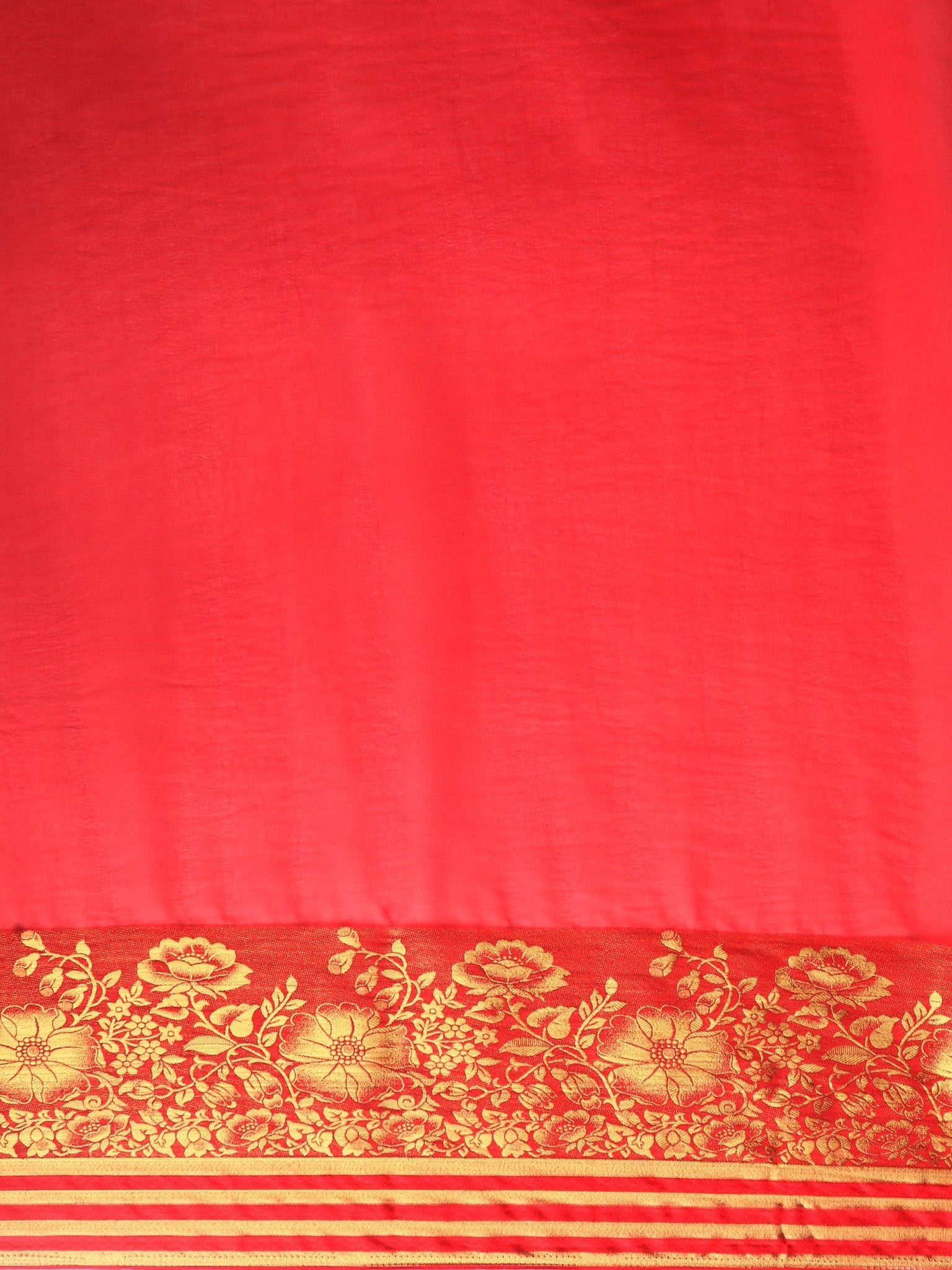 Red Woven Banarasi Silk Saree - Ressa