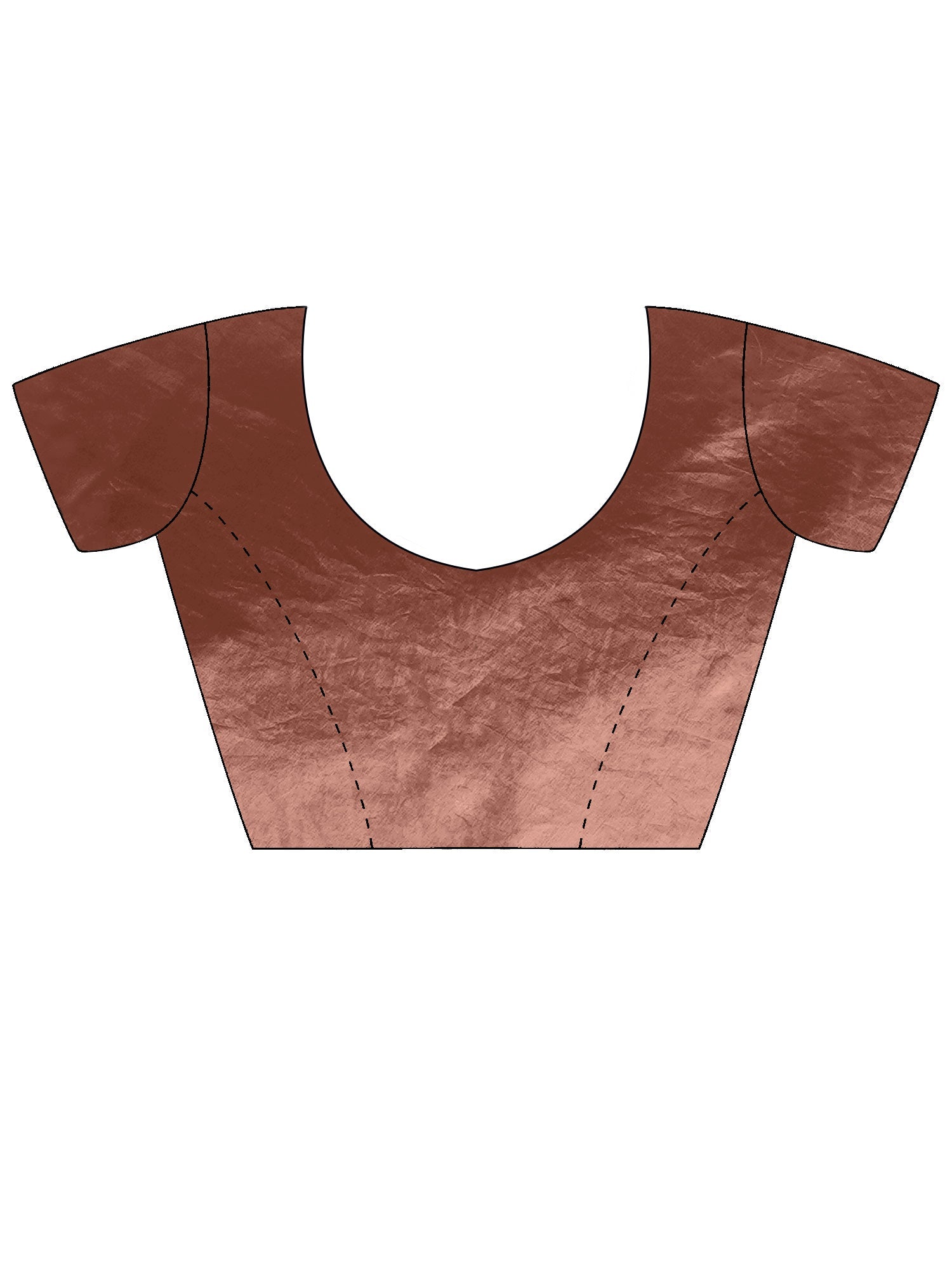 Rose Gold Chiffon Saree - Ressa