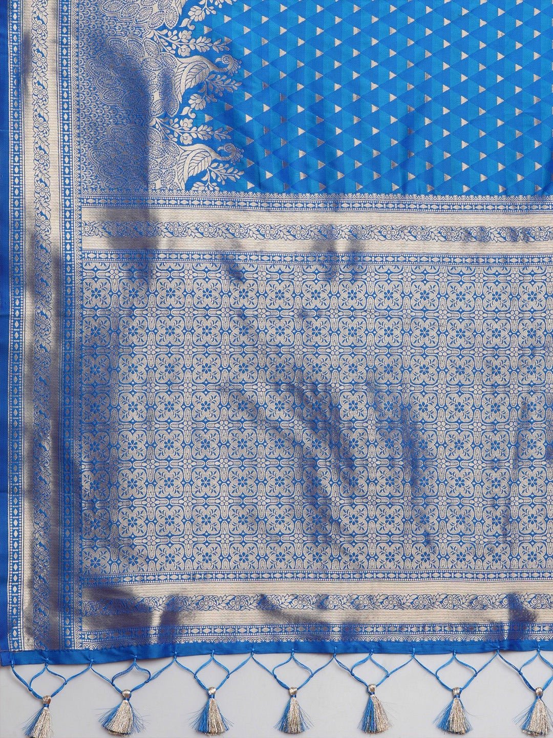 Royal Blue Banarasi Soft Silk - Ressa