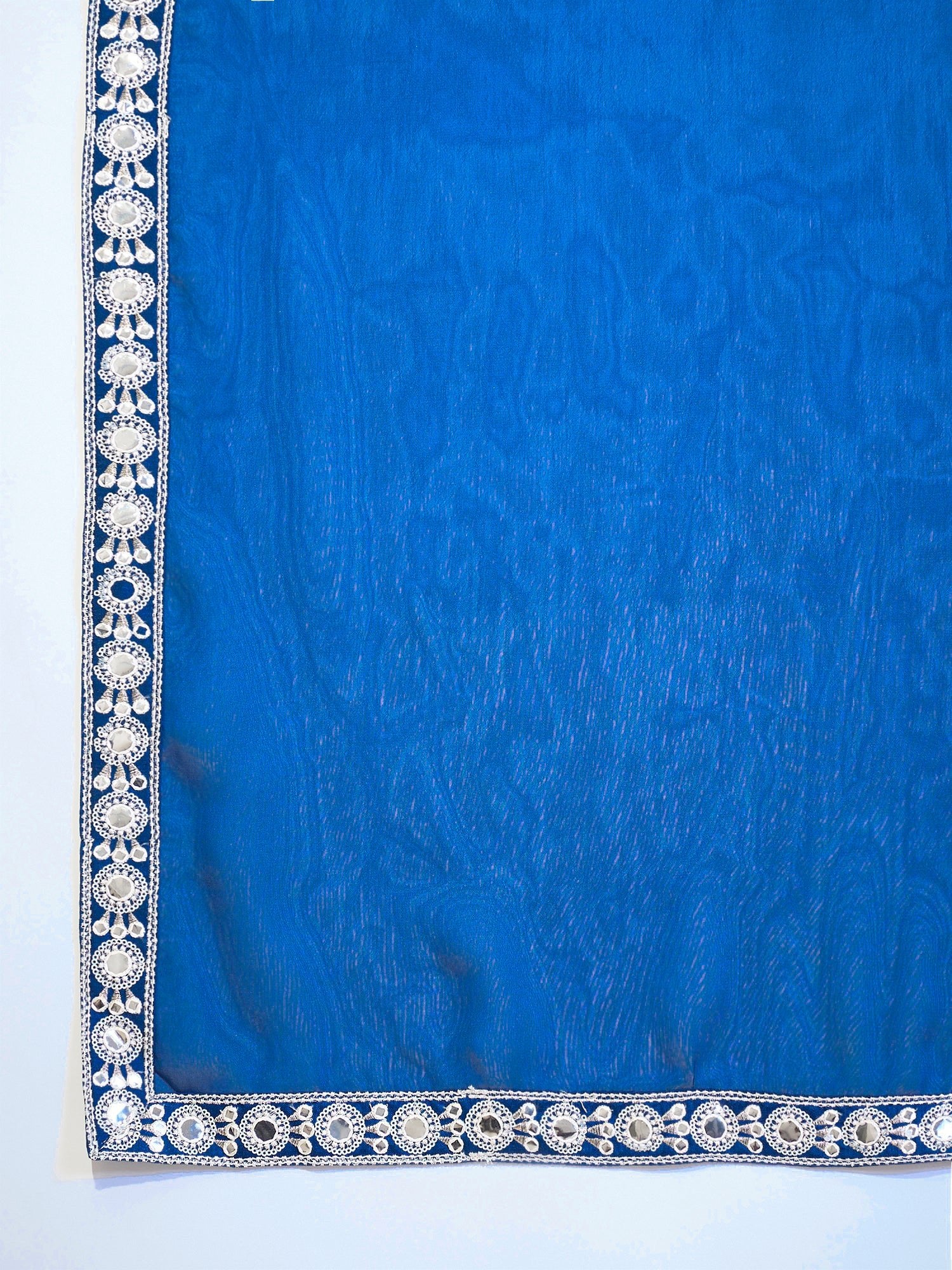 Royal Blue Dola Silk Saree - Ressa