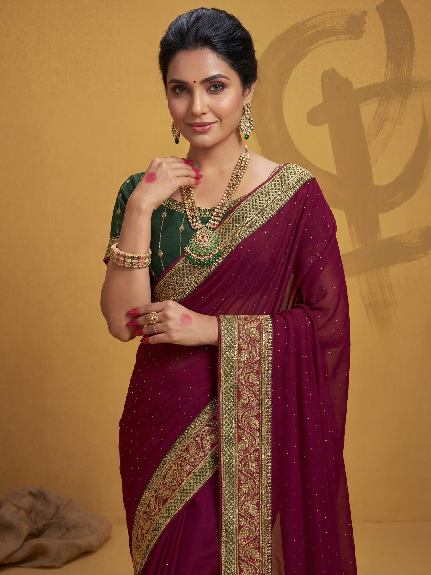 Royal Blue Tissue Silk Saree with Zari Stripes - Ressa