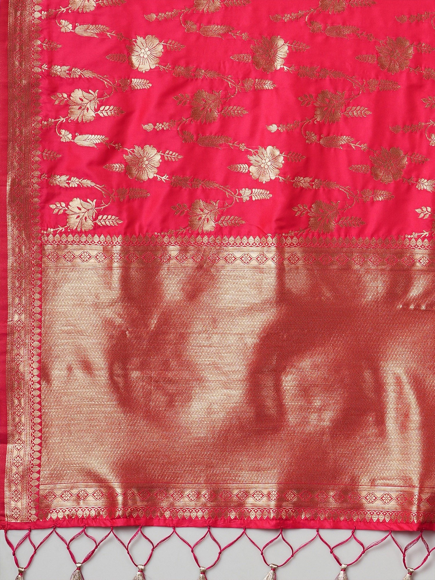 Saree Rani Pink Heritage Banarasi - Ressa