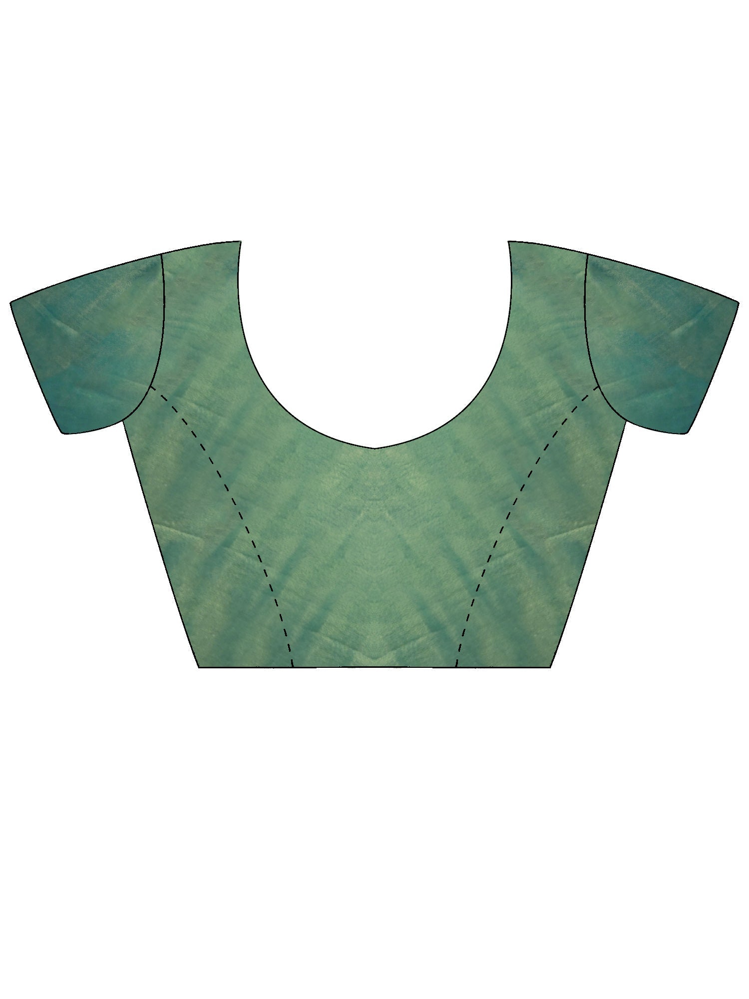 Sea Green Tissue Silk Saree - Ressa
