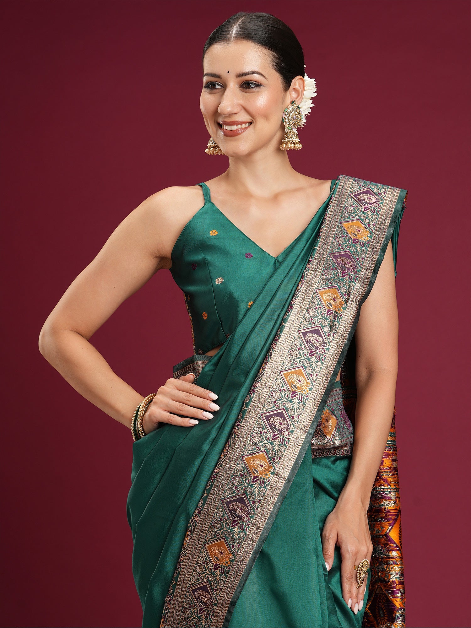 Silk Patola Print Saree - Ressa