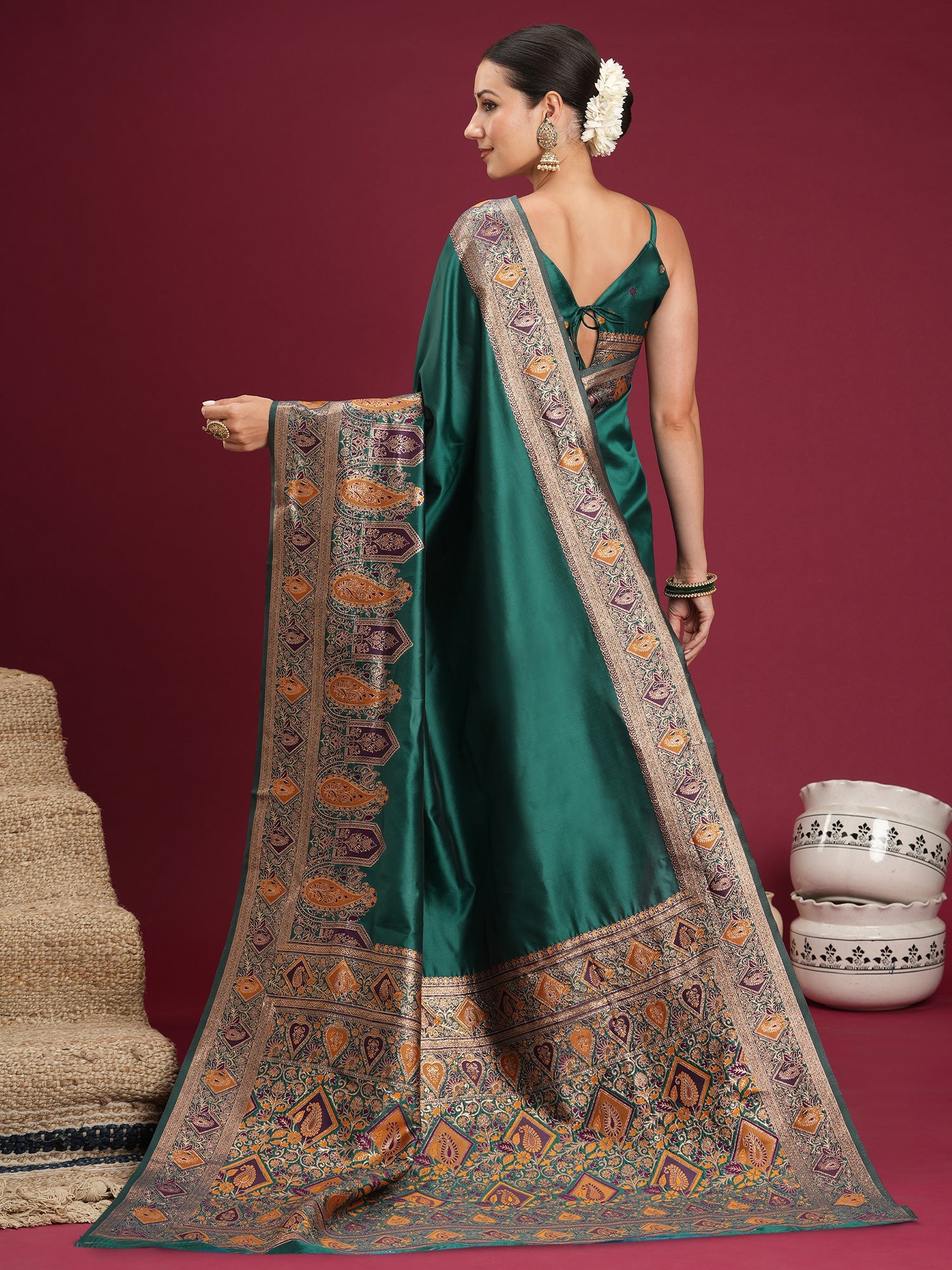 Silk Patola Print Saree - Ressa