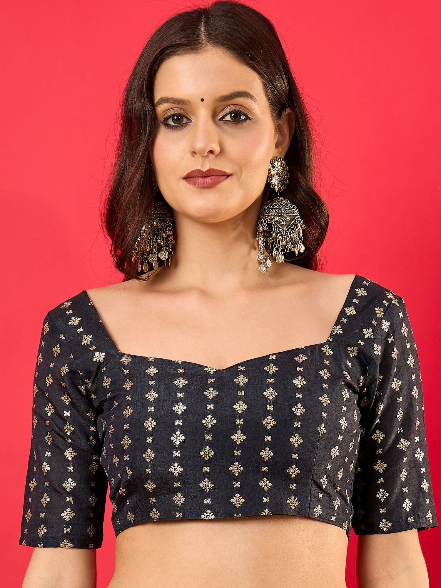 Steel Blue Mysore Silk Saree with Zari Border - Ressa