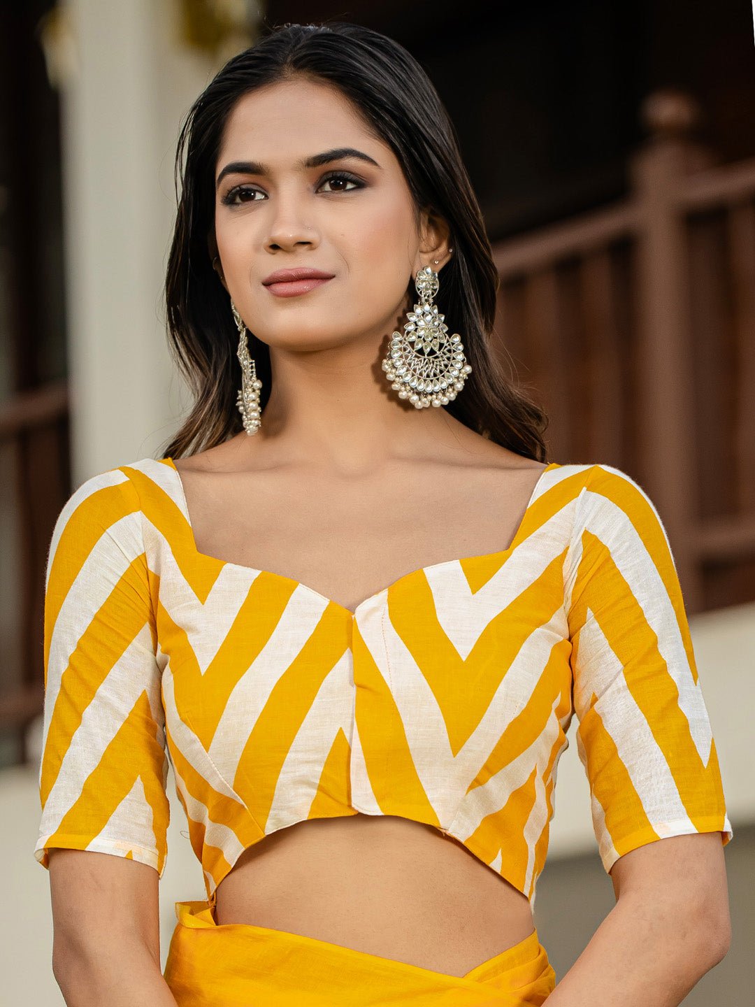 Sunshine Yellow Cotton Saree - Ressa