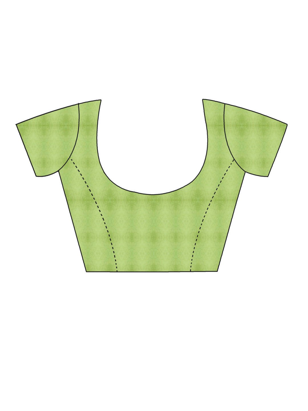 Sunshine Yellow & Lime Green Two-Tone Cotton Saree - Ressa