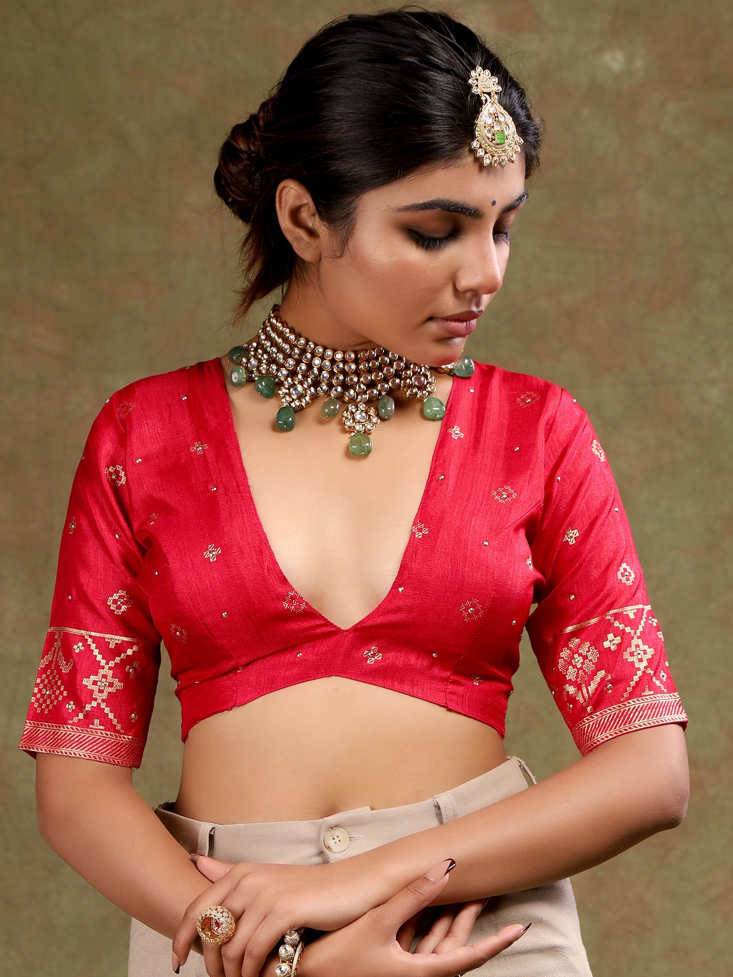 Teal &Pink Patola Silk Saree - Ressa