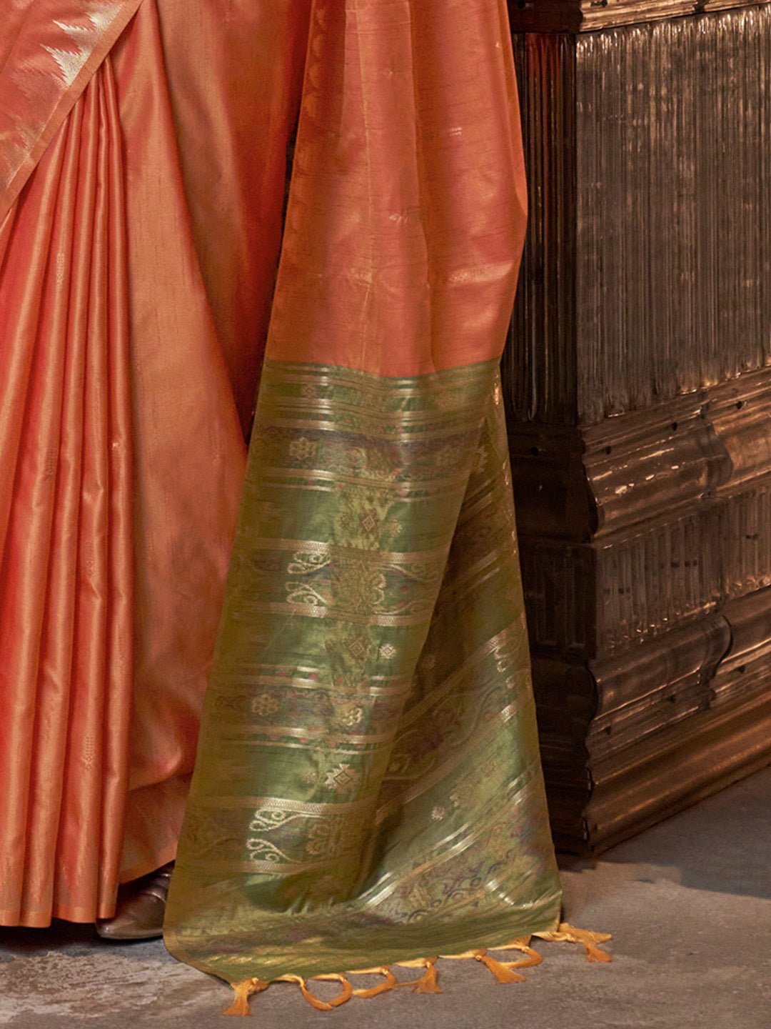 Tissue Silk Buta Work Saree - Ressa