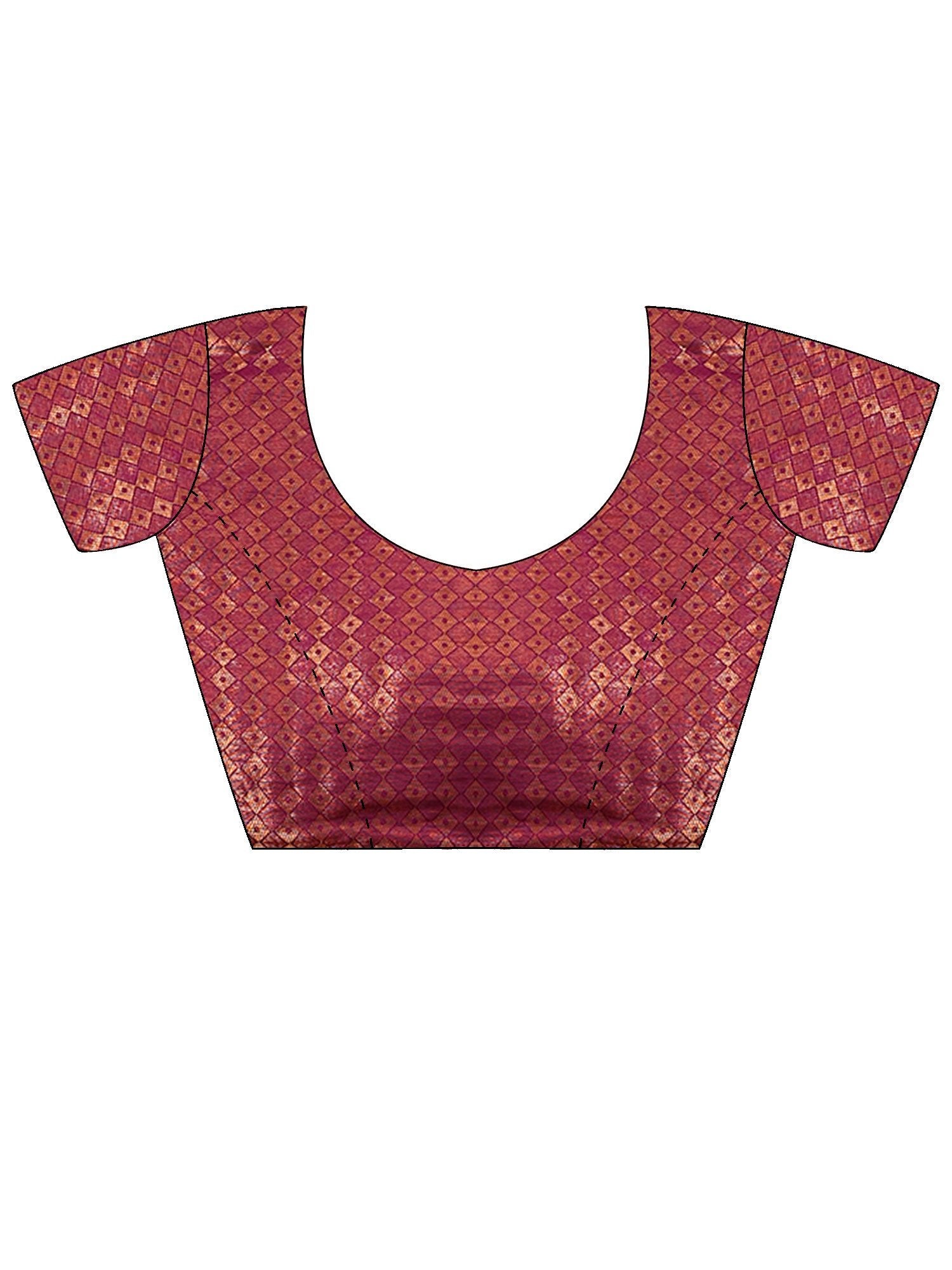 Tissue Silk Crushed Texture Saree - Ressa