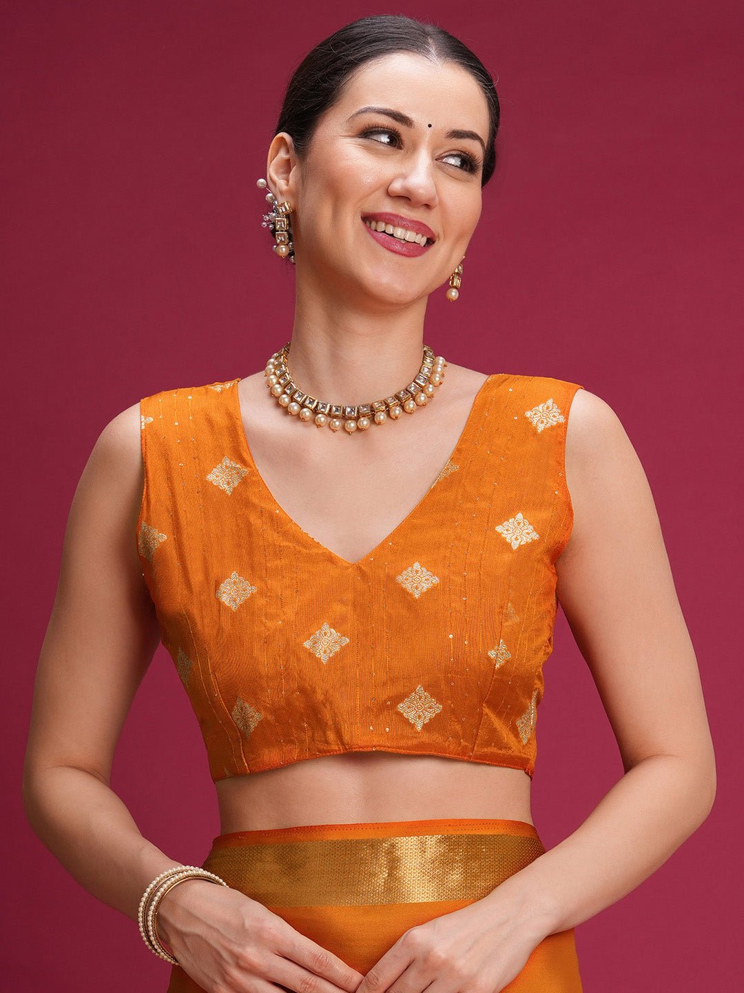 Yellow Mustard Mysore Silk Saree - Ressa